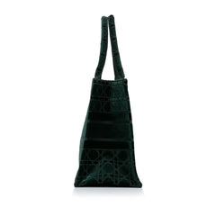 Medium Velvet Cannage Book Tote