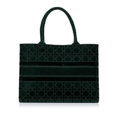 Medium Velvet Cannage Book Tote