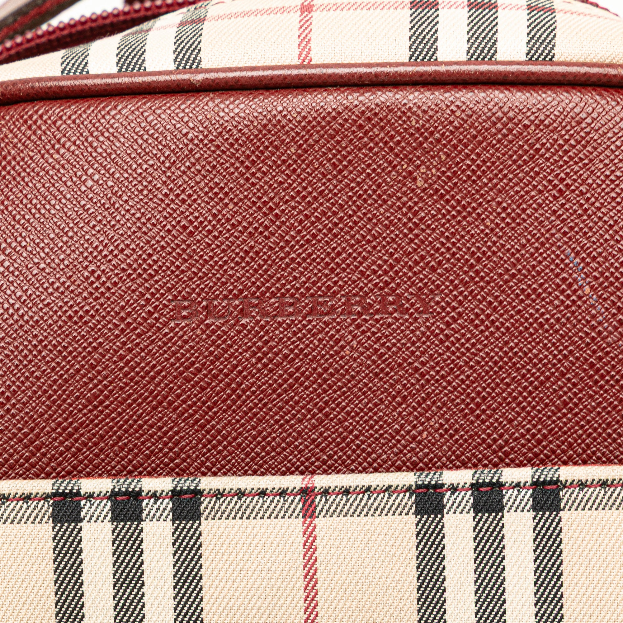 House Check Canvas Crossbody