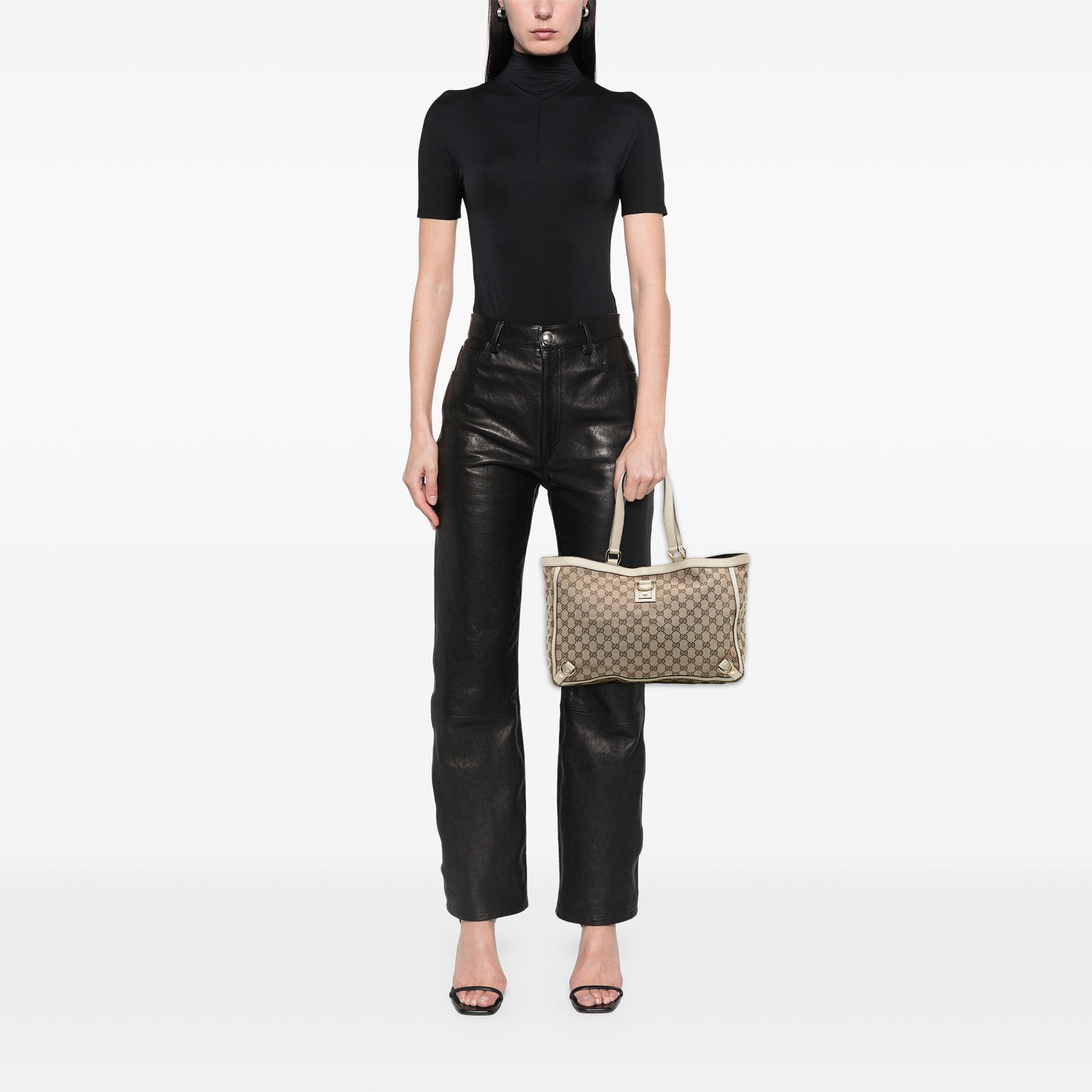 GG Canvas Abbey D Ring Tote