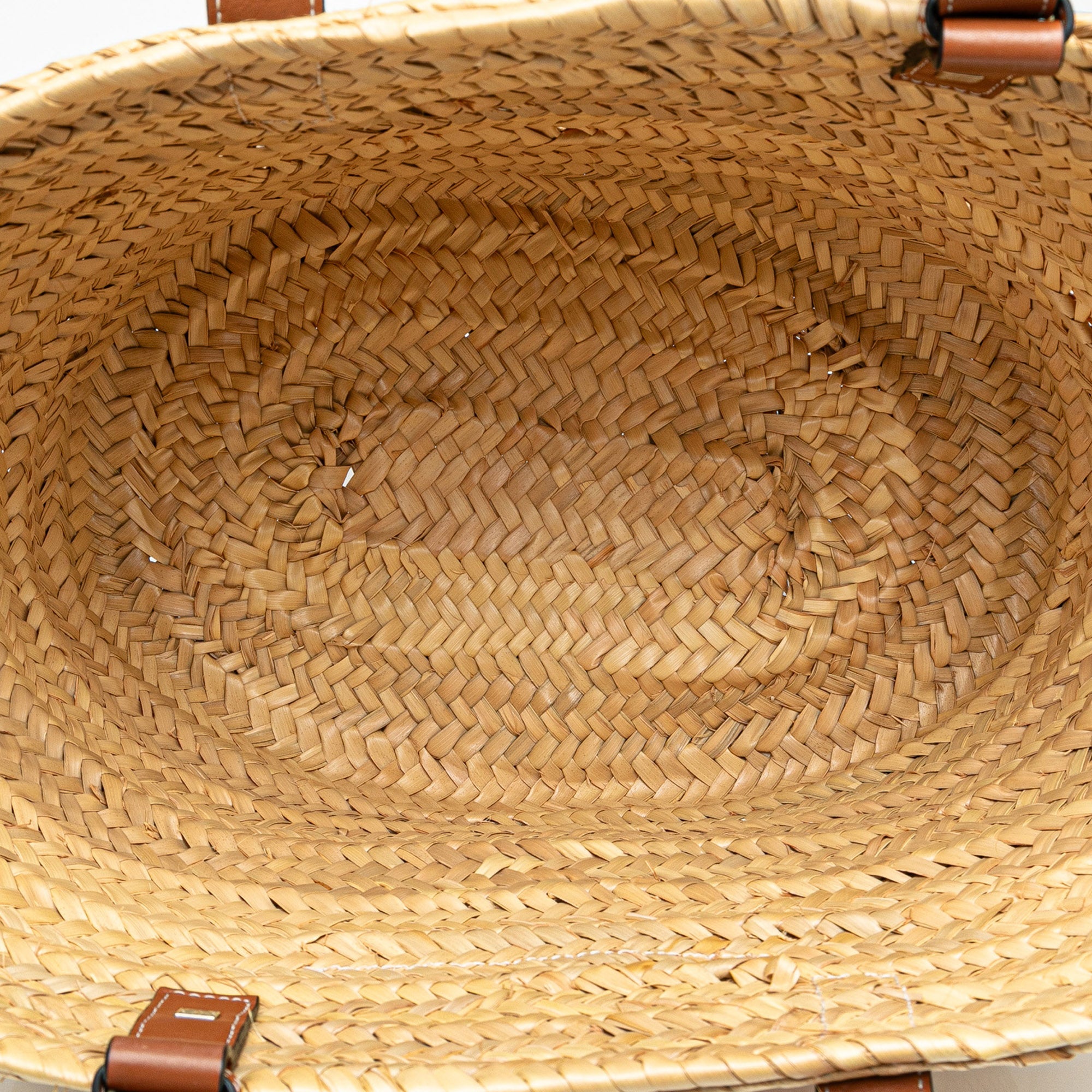 Large Raffia Basket Bag