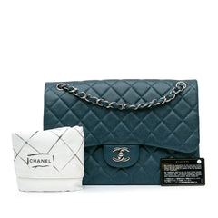 Jumbo Classic Caviar Double Flap