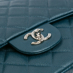Jumbo Classic Caviar Double Flap