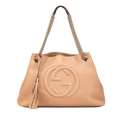Medium Leather Soho Chain Tote