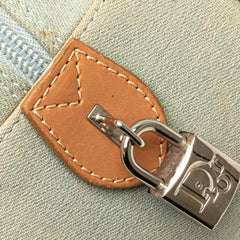 Denim Double Saddle Bowler Bag