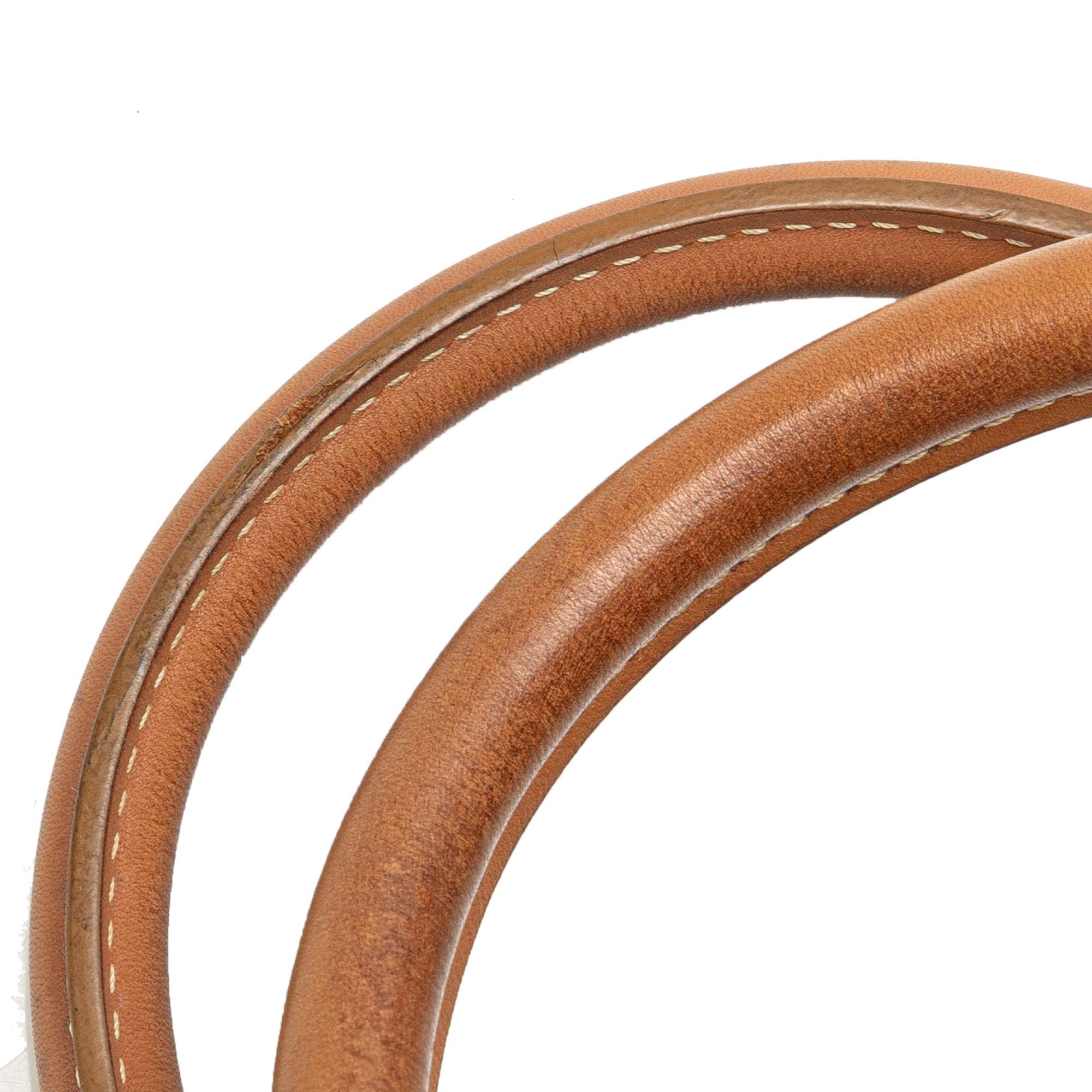 Denim Double Saddle Bowler Bag