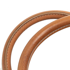 Denim Double Saddle Bowler Bag