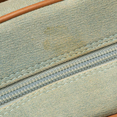 Denim Double Saddle Bowler Bag