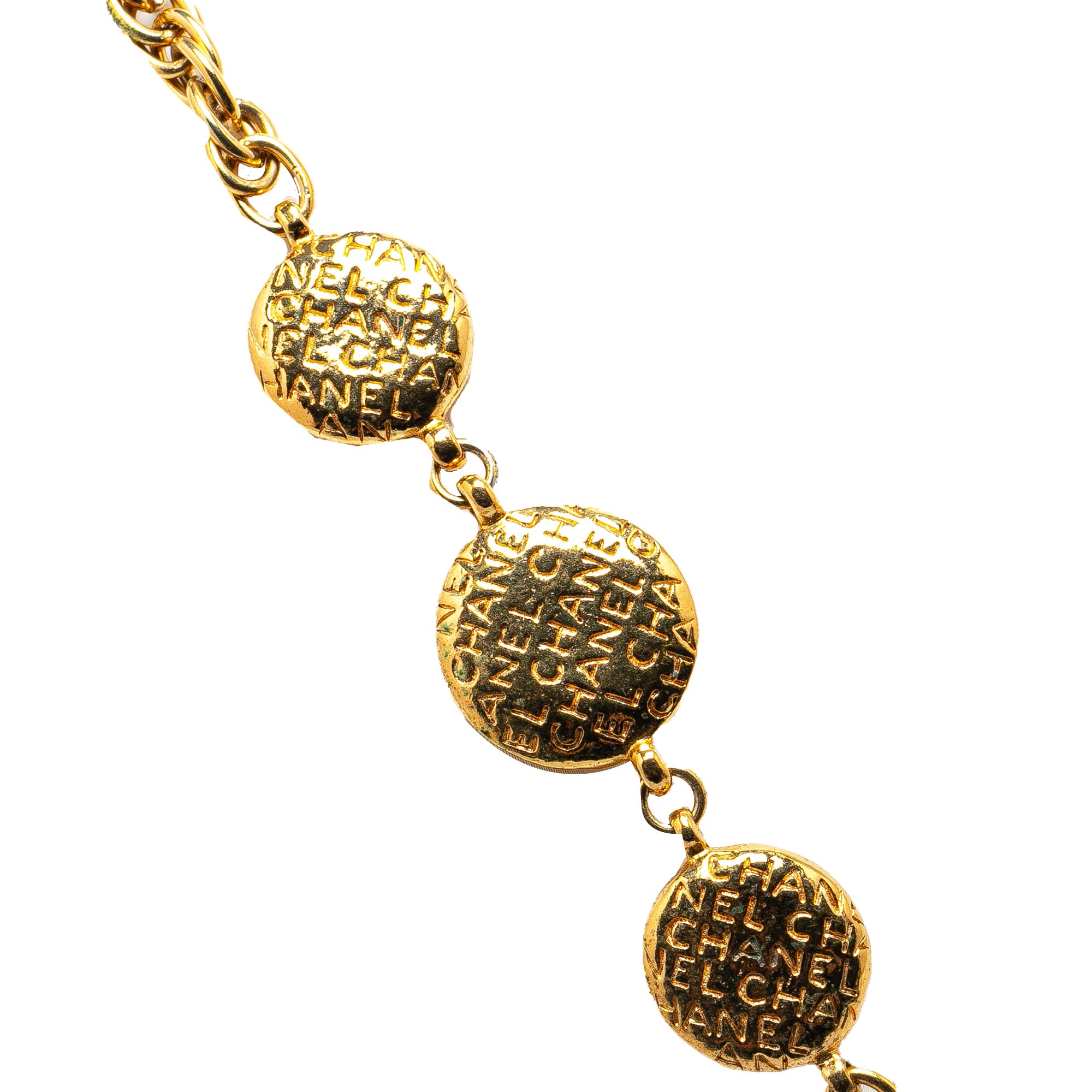 Gold Plated Coco Mademoiselle Chain Necklace_3