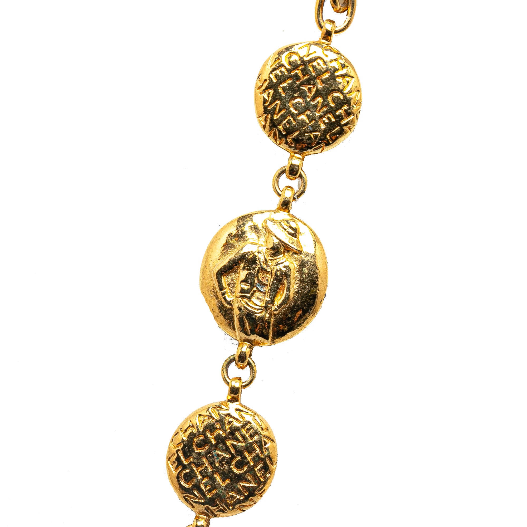 Gold Plated Coco Mademoiselle Chain Necklace_4