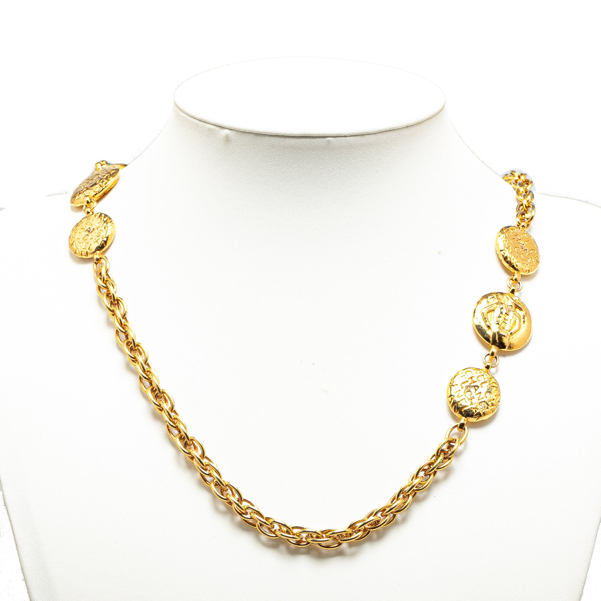 Gold Plated Coco Mademoiselle Chain Necklace_7