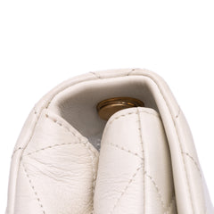 Mini Glazed Calfskin Pearl Side Flap