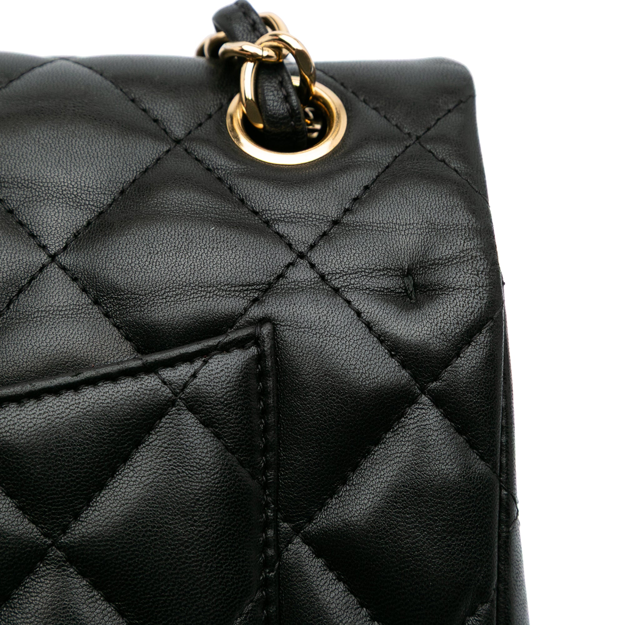 Jumbo Classic Lambskin Double Flap