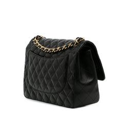 Jumbo Classic Lambskin Double Flap