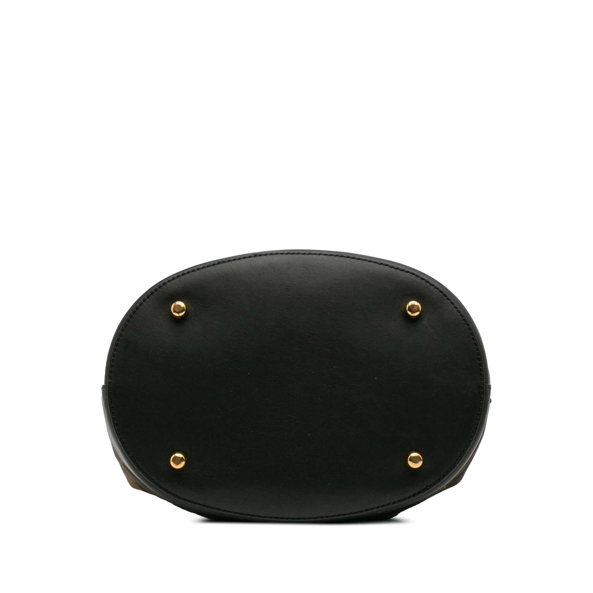 Suede Camouflage Bucket Bag