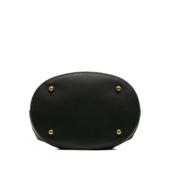 Suede Camouflage Bucket Bag