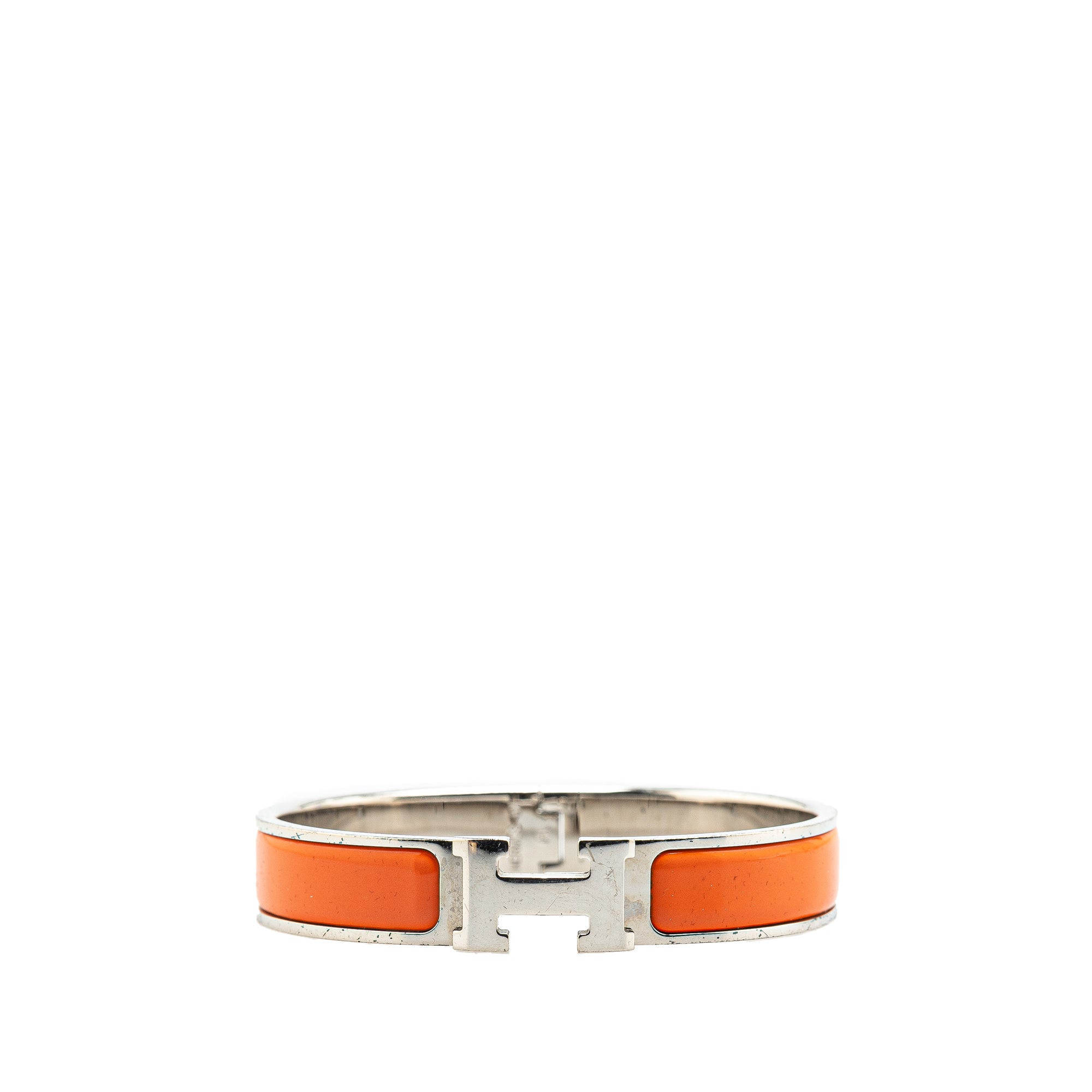 Narrow Enamel Clic H Bracelet PM