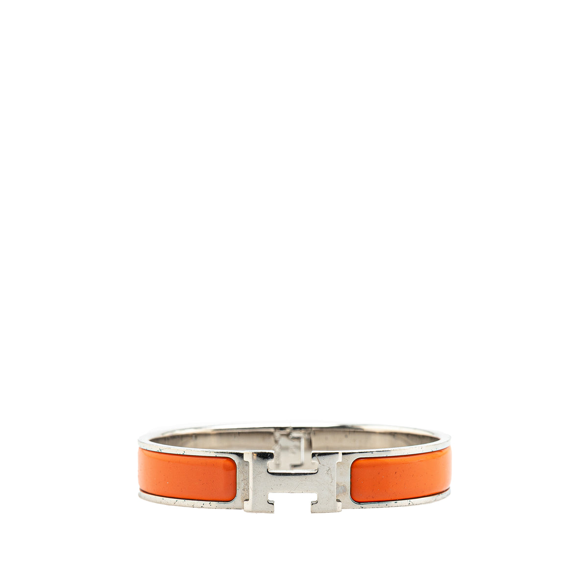 Narrow Enamel Clic H Bracelet PM