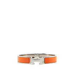 Narrow Enamel Clic H Bracelet PM