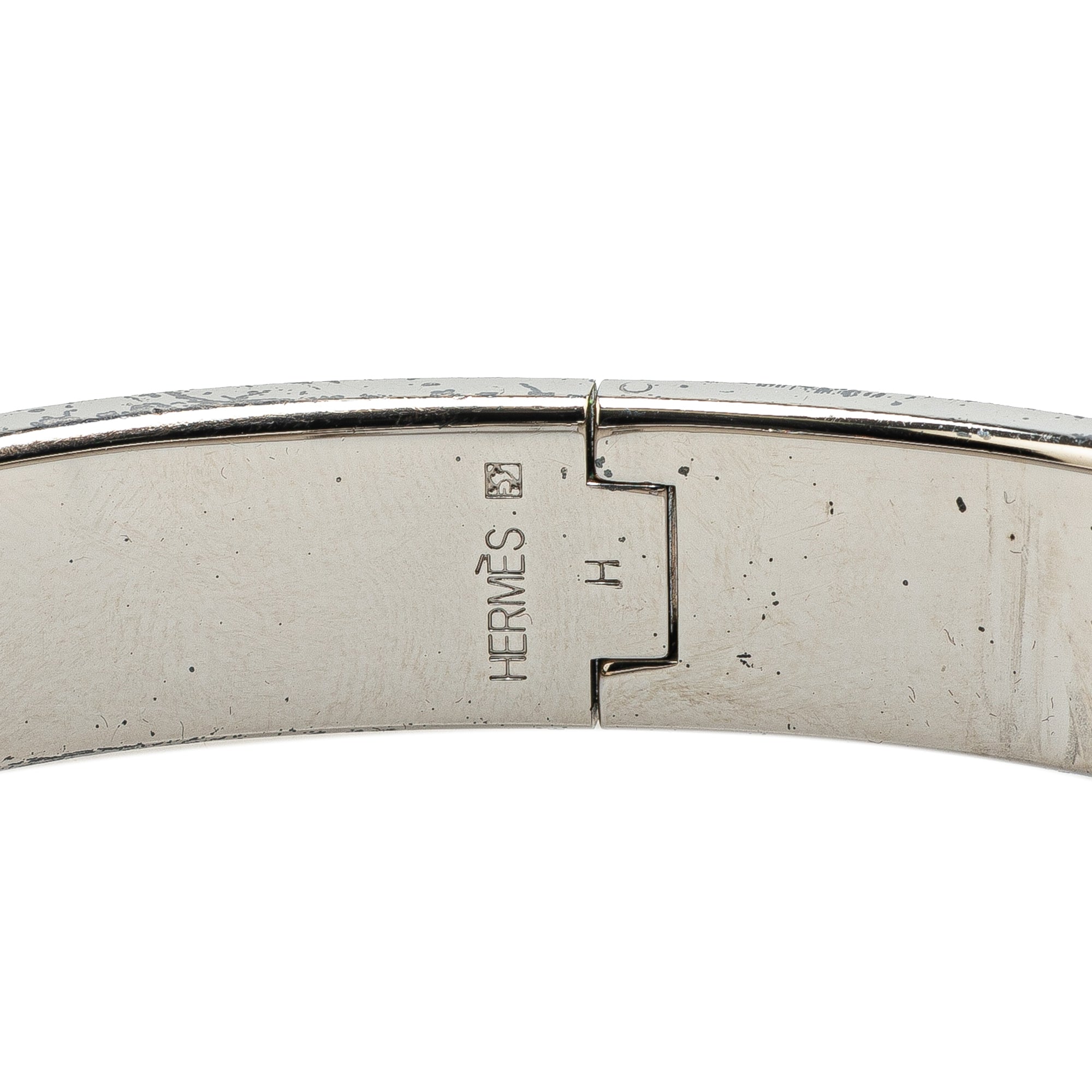 Narrow Enamel Clic H Bracelet PM