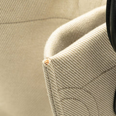 Medium Striped Canvas Phantom Luggage Tote