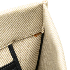 Medium Striped Canvas Phantom Luggage Tote