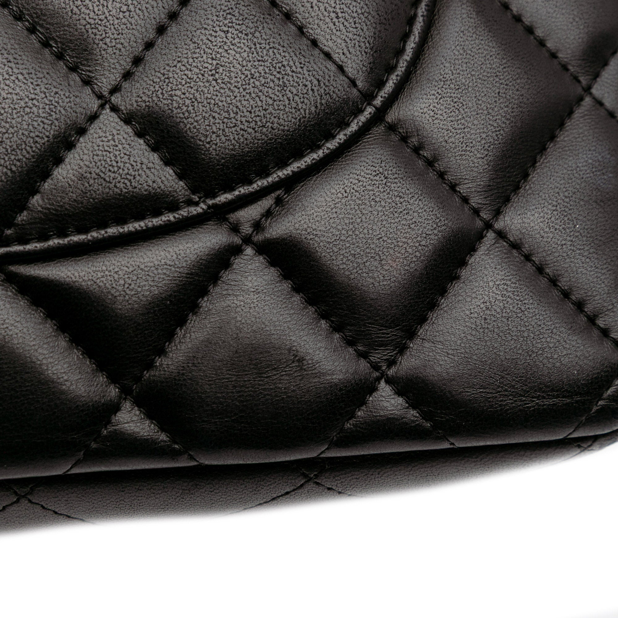 Jumbo Classic Lambskin Double Flap