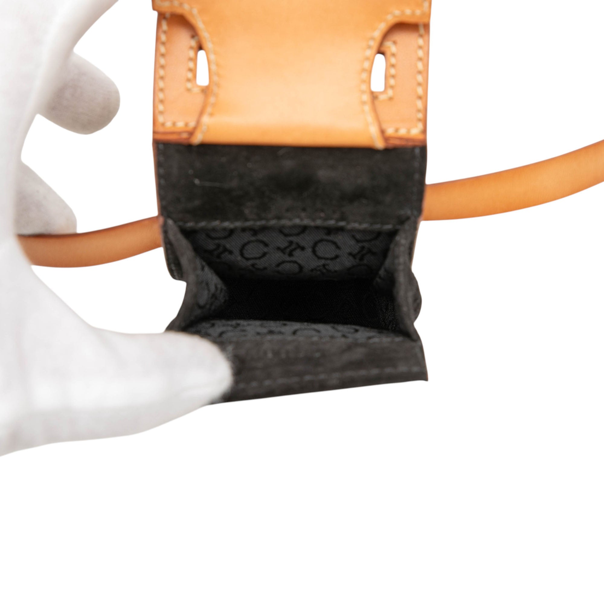 C Macadam Suede Pochette Crossbody