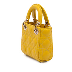 Micro Lambskin Cannage Lady Dior