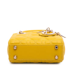 Micro Lambskin Cannage Lady Dior