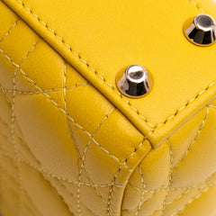 Micro Lambskin Cannage Lady Dior