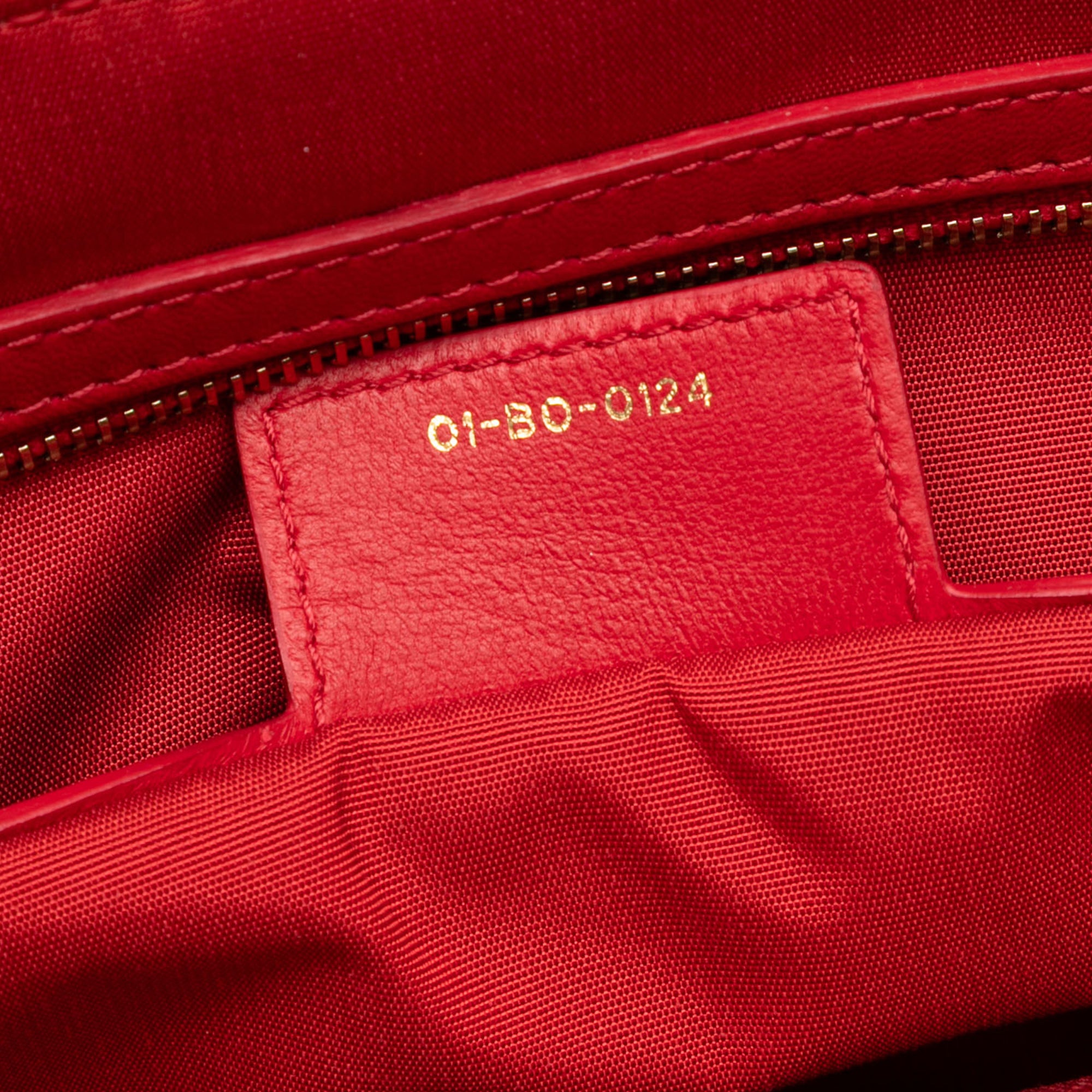 Large Lambskin Cannage Soft Zipped Lady Dior Shopping Tote