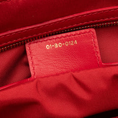 Large Lambskin Cannage Soft Zipped Lady Dior Shopping Tote