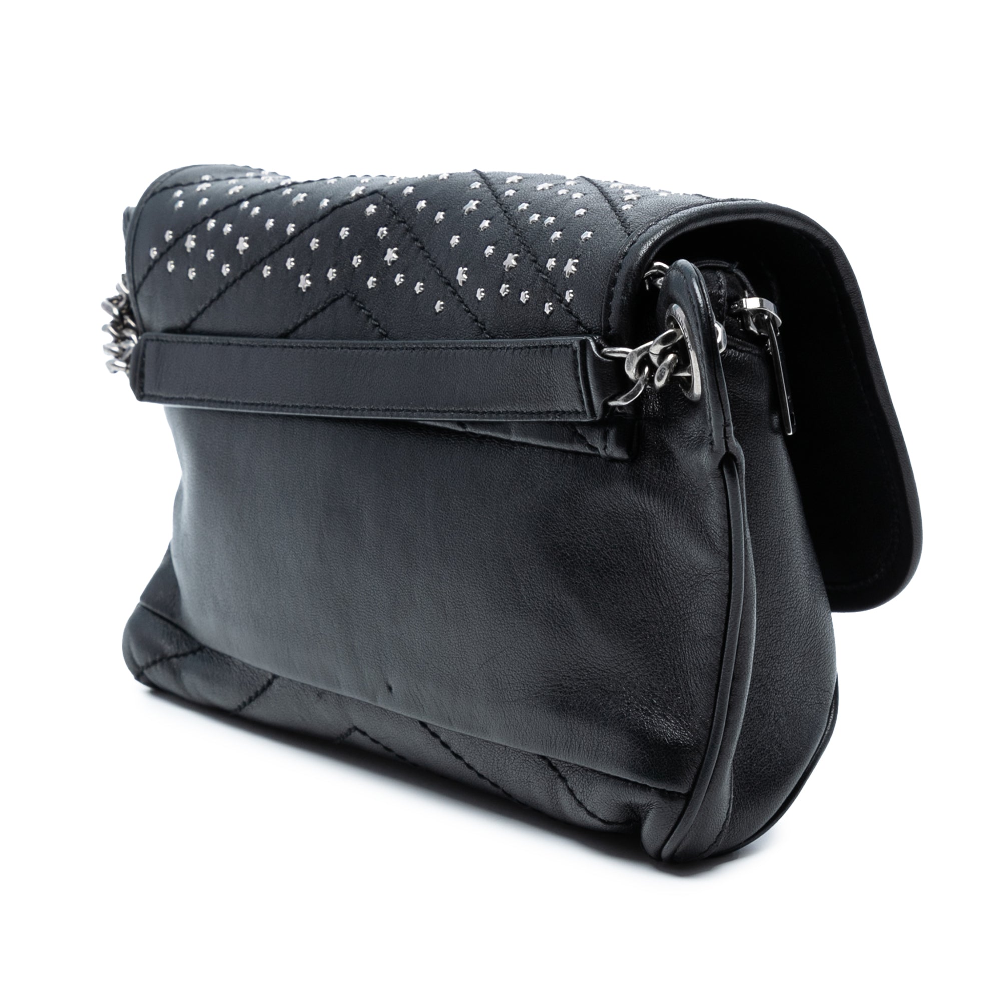 Studded Calfskin Stardust Monogram Niki Body Bag