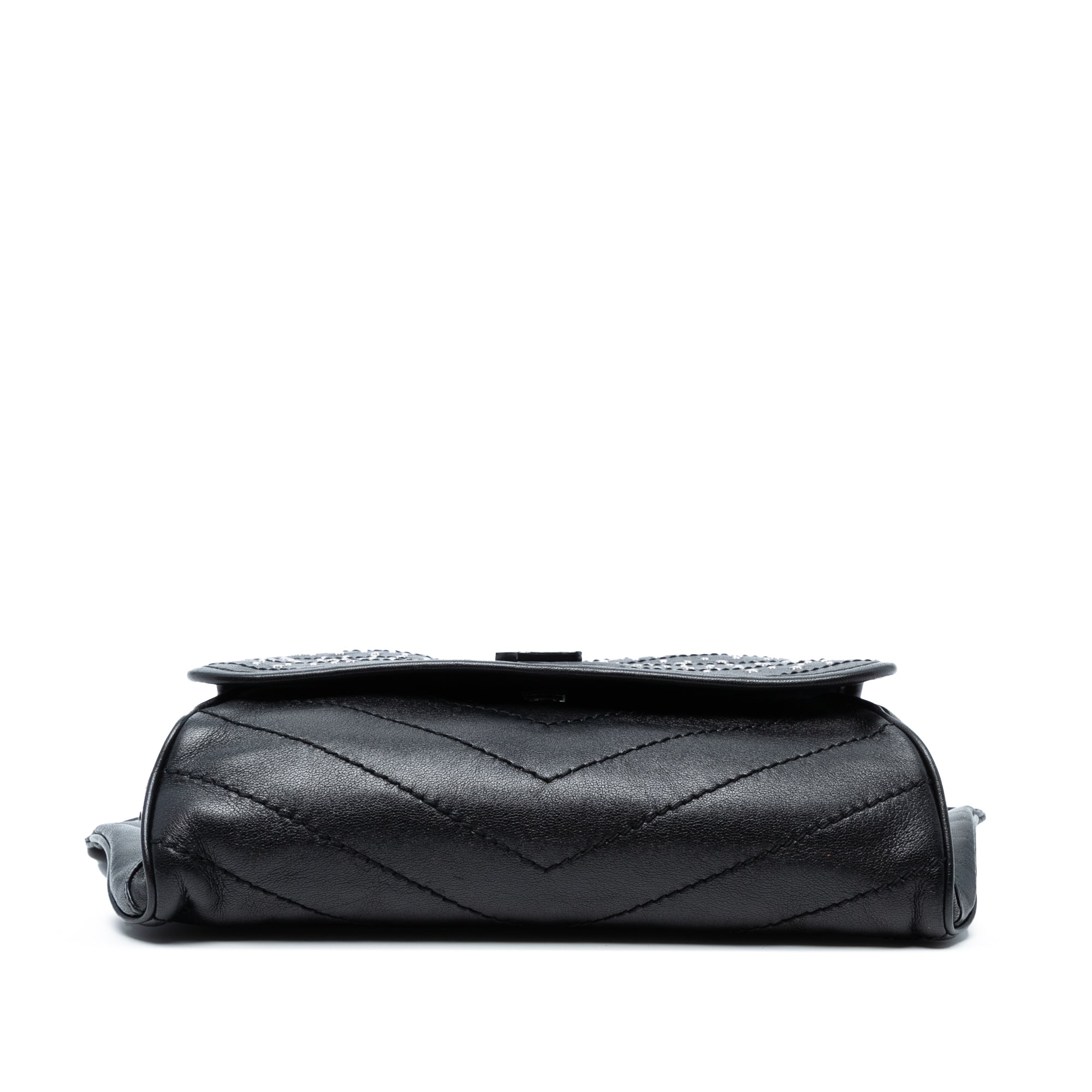 Studded Calfskin Stardust Monogram Niki Body Bag