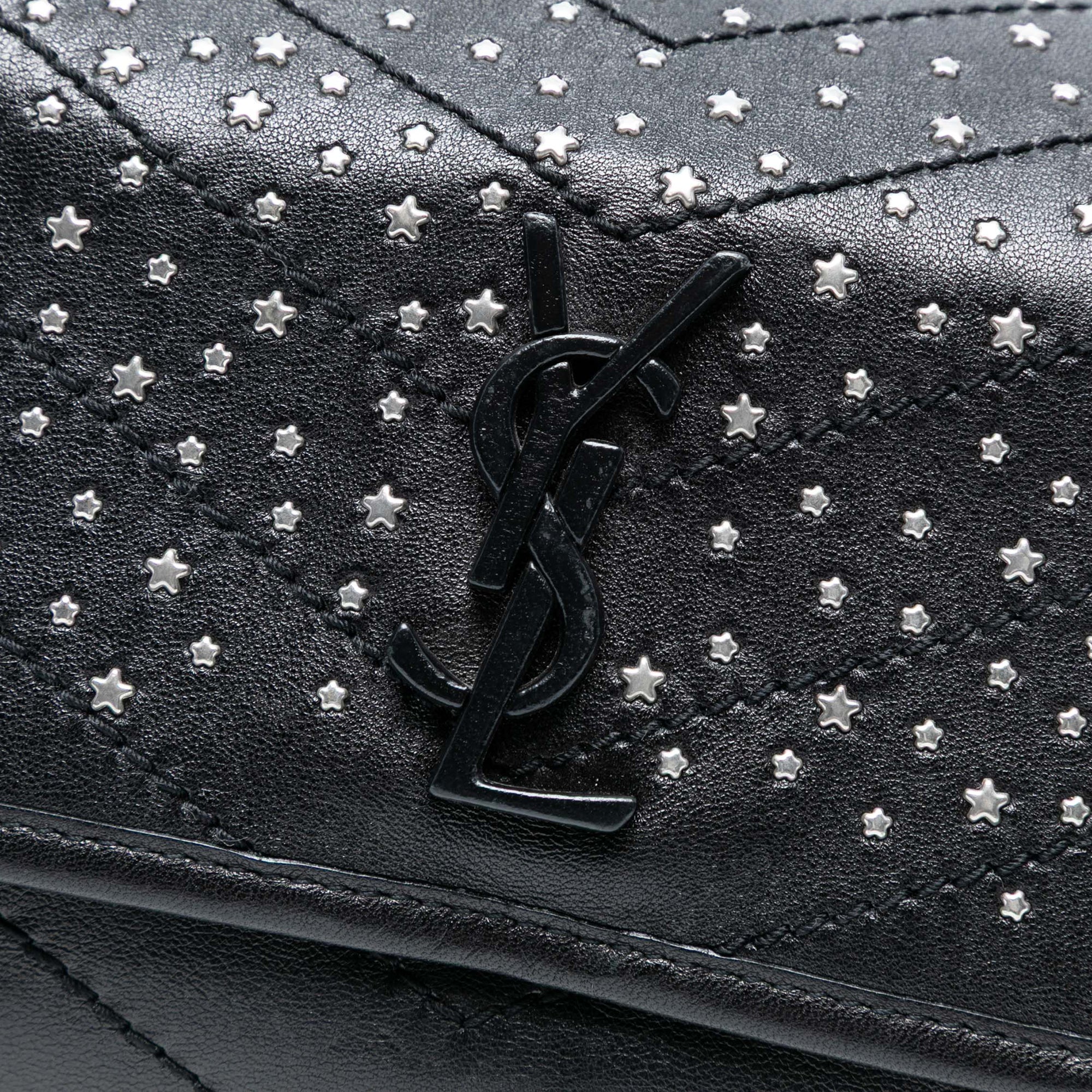 Studded Calfskin Stardust Monogram Niki Body Bag
