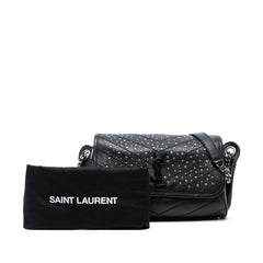 Studded Calfskin Stardust Monogram Niki Body Bag