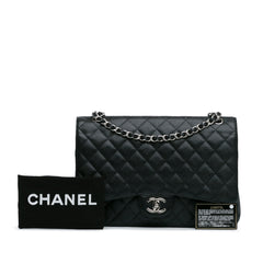 Maxi Classic Caviar Double Flap