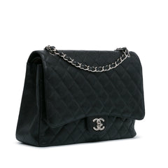 Maxi Classic Caviar Double Flap