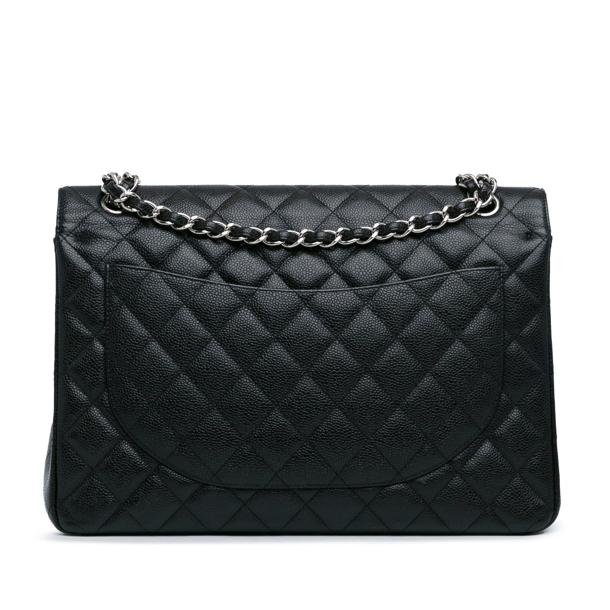 Maxi Classic Caviar Double Flap