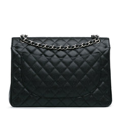 Maxi Classic Caviar Double Flap