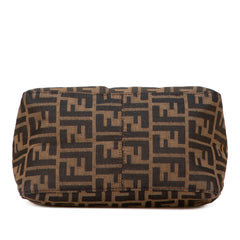 Zucca Canvas Double Flap Shoulder Bag