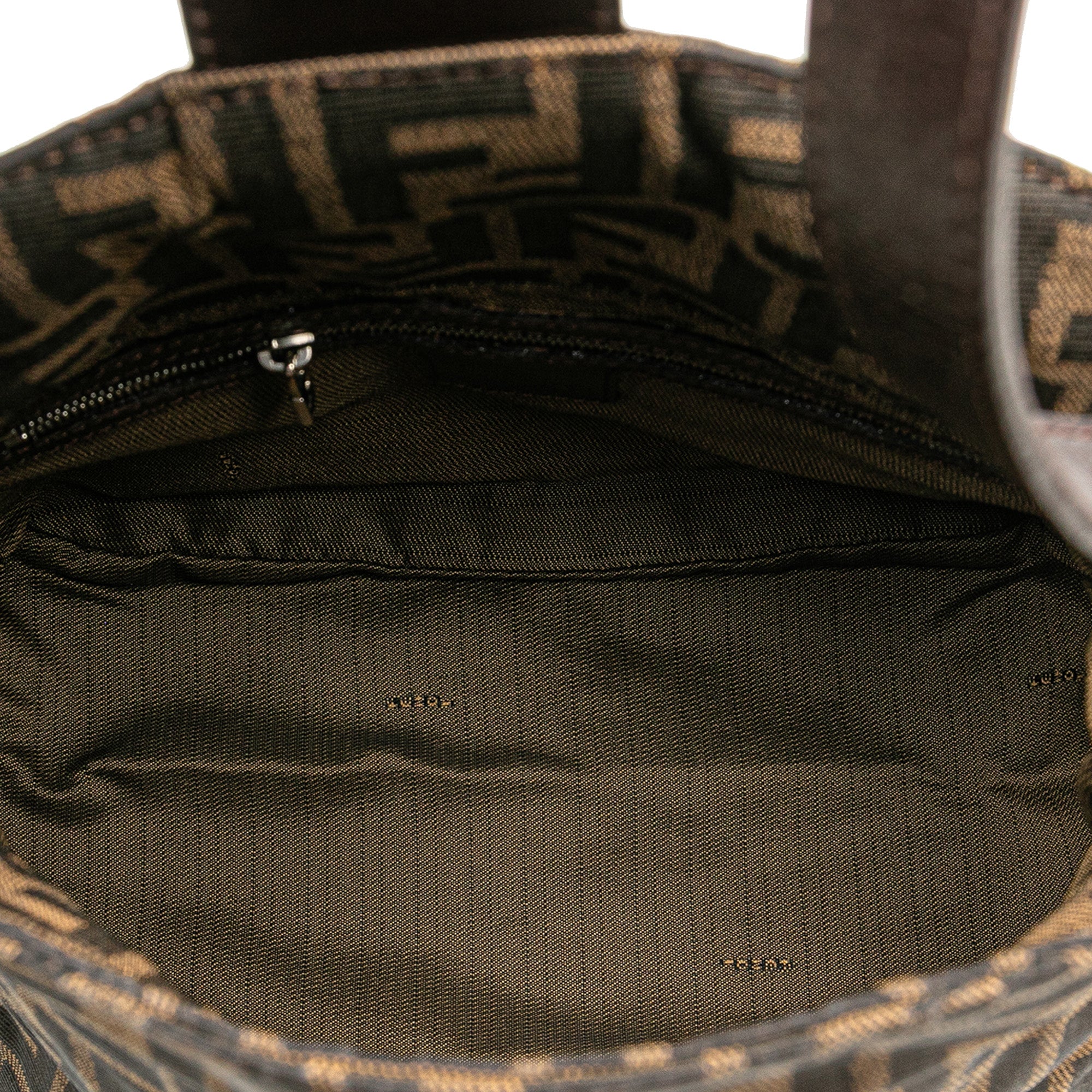 Zucca Canvas Double Flap Shoulder Bag