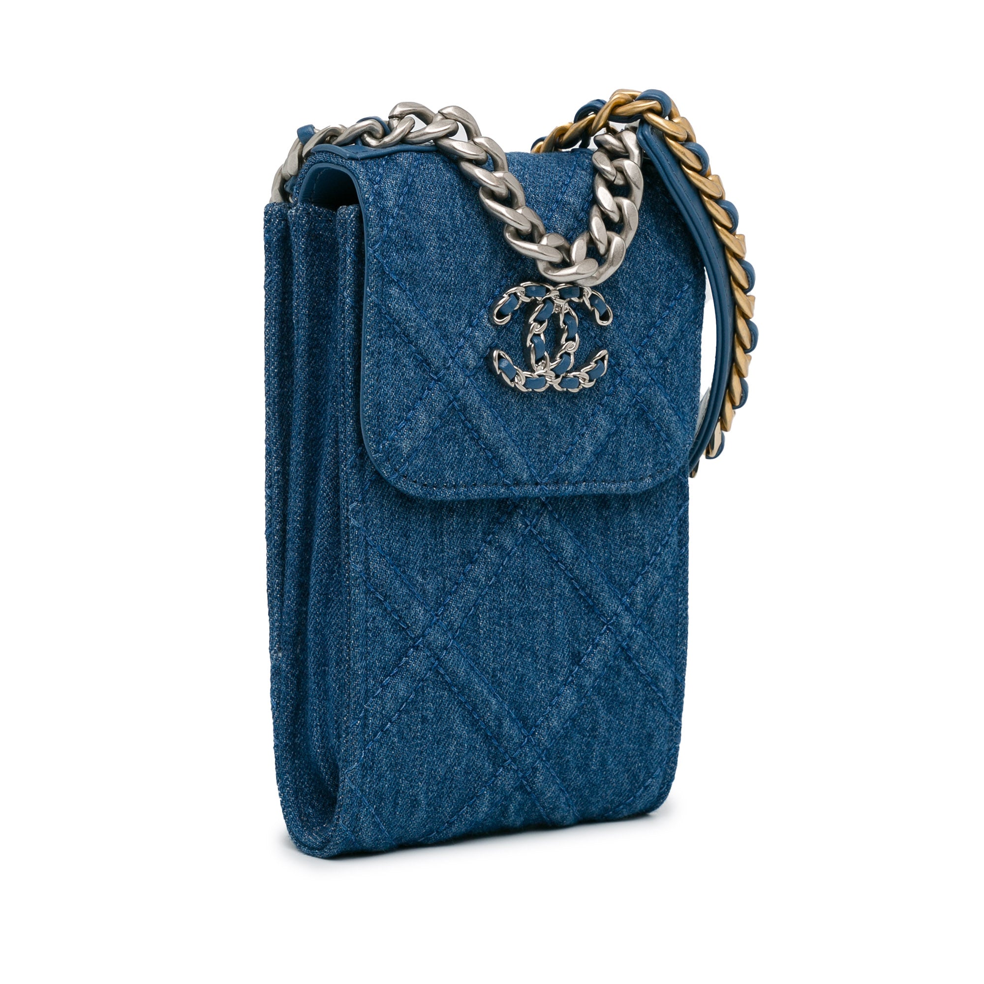 Denim 19 Phone Holder with Chain_1