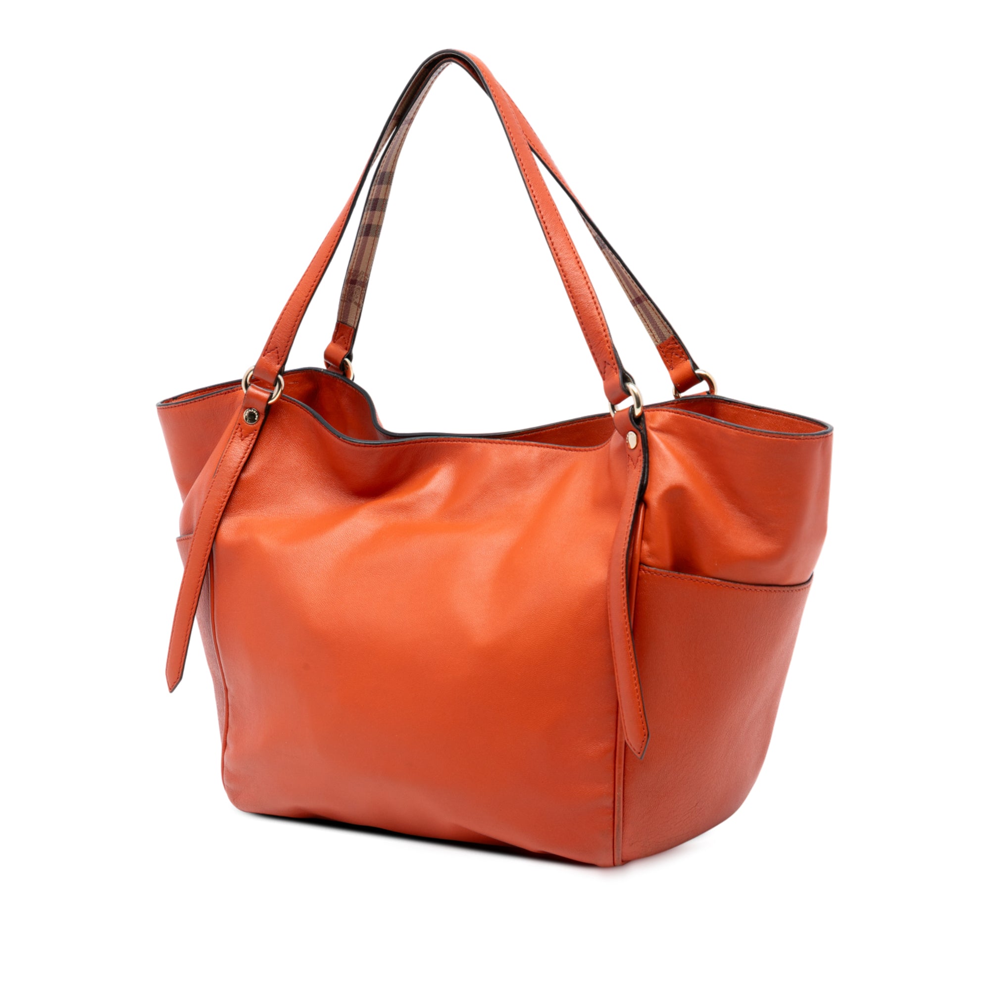 Small Leather Canterbury Tote
