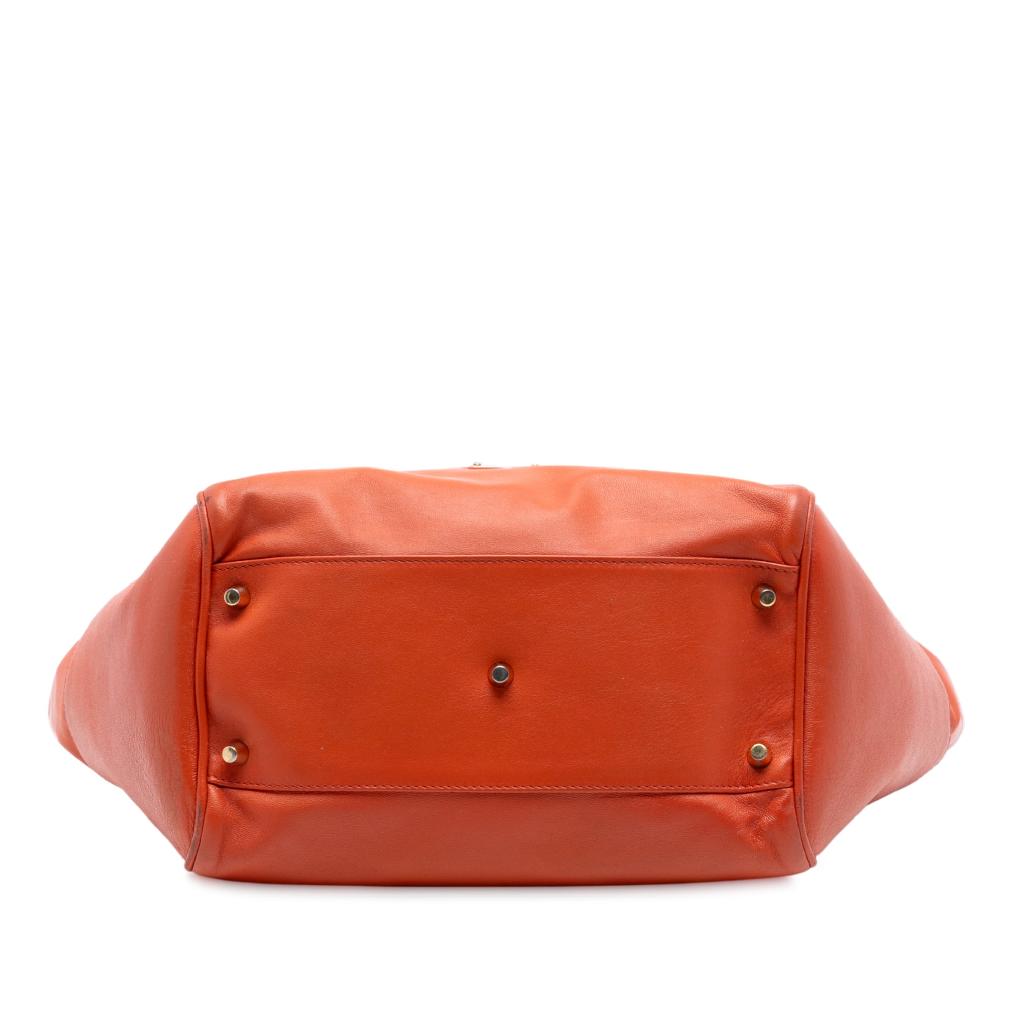 Small Leather Canterbury Tote