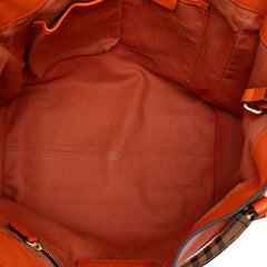 Small Leather Canterbury Tote