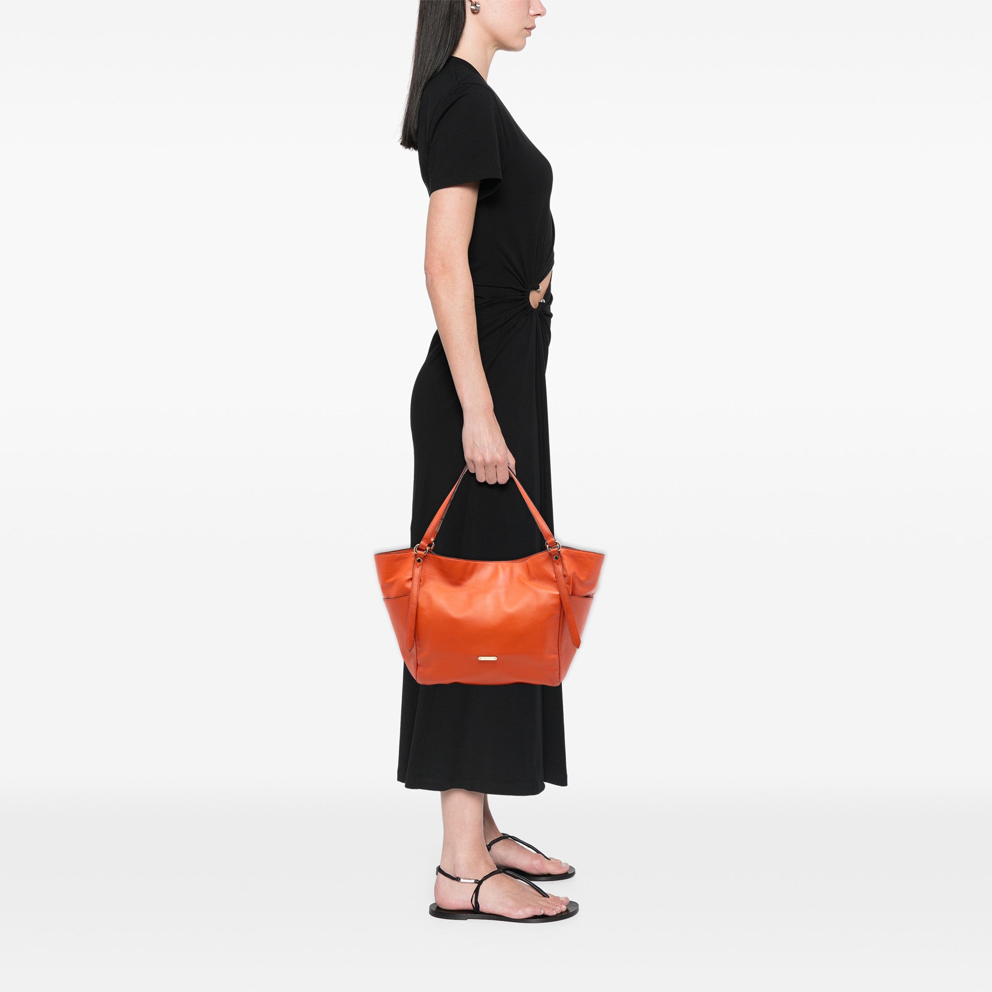 Small Leather Canterbury Tote