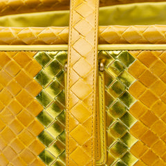Leather Intrecciato Tote