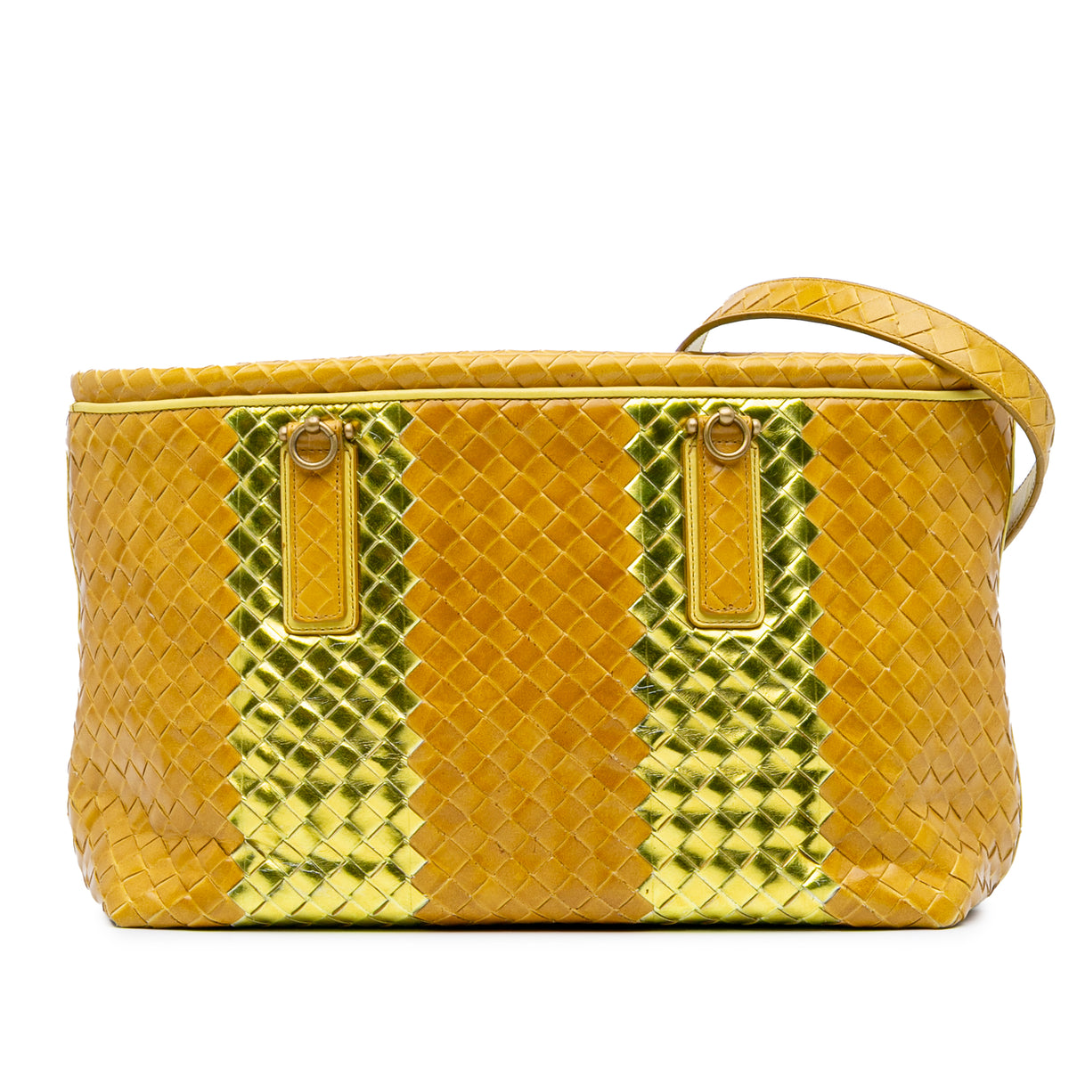 Leather Intrecciato Tote